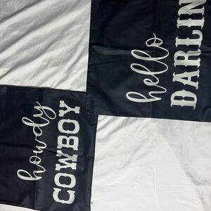 Black and White Decorative Pillow Covers